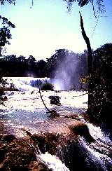 Stromschnellen und Wasserfälle in Agua Azul