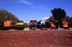 Eisenbahnmuseum in Puebla