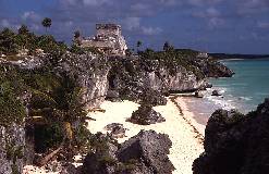 Tulum-Tempelanlage direkt am karibischen Meer