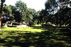 Ruinen mitten im Dschungel