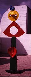 Skulptur in der Fundació Joan Miró