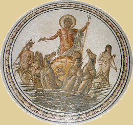 Neptun-Mosaik im Bardomuseum