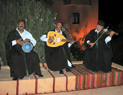 Abendliche Folklorevorführung