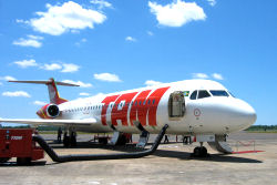 TAM-Maschine in Foz do Iguaçu