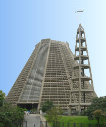 Die moderne Kathedrale von Rio