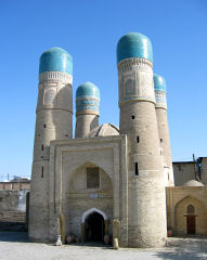 Chor Minor - das Wahrzeichen der Stadt Buchara