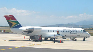 Minijet am Windhoek Airport