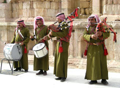 Musiktruppe der Wüstenpolizei / kleines Video dazu