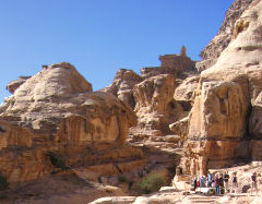 Aufstieg zum ed-Deir