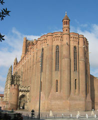 Äußeres der Kathedrale von Sainte Cécile