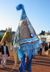 Tanzfestival am Place Bellecour in Lyon