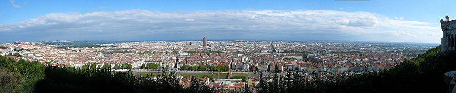 Blick auf Lyon
