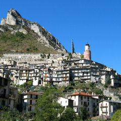 Auf dem Weg über den Colle di Tenda