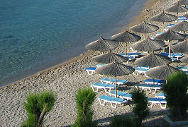 Am Strand des Hotels 'Eden Rock Resort'