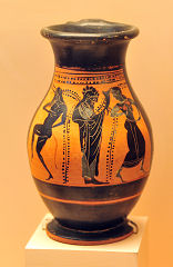 Etruskervase im archäologischen Museum