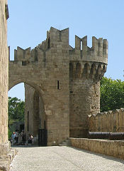 Zugang zur Stadtmauer