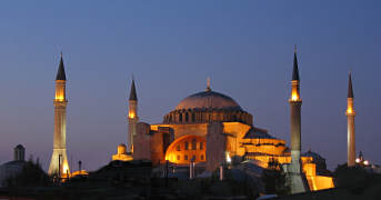Nächtliche Hagia Sophia