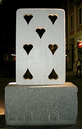 Eines der Kunstwerke der Freiluftgallerie am Corso Mazzini