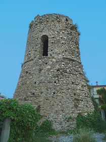 Abendlicher Torre spina in Siderno