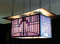 Jugendstillampe im Hill House