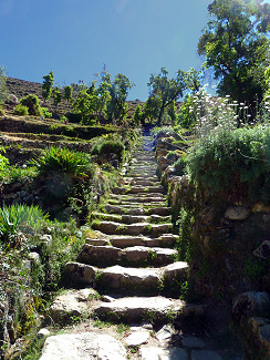 Die 207 Stufen zur Inkaquelle