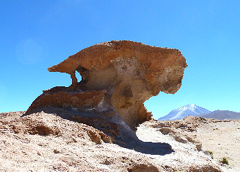 Bizarre Formen aus Eruptivgestein