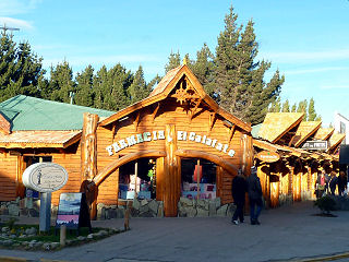 Ziemlich rustikal geratene Apotheke in El Calafate