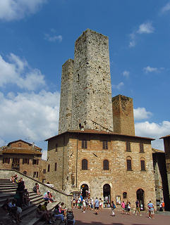 In der Altstadt von San Gimignano