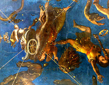 Allegorische Darstellung des Himmelsgewölbes im Palazzo Ducale