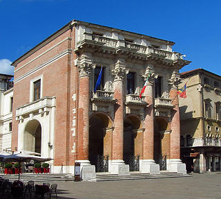 Loggia del Capitaniato - ein Andrea Palladio Palast, heute Sitz des Stadtrates