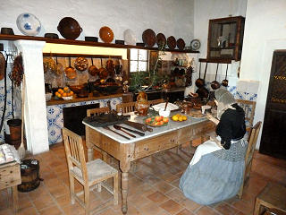 Museumsküche im Gutshof Els Calderers