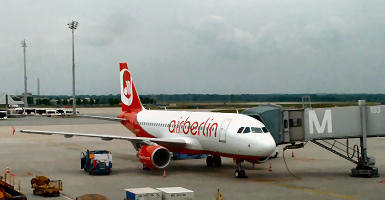 Vor dem Abflug im trüben München