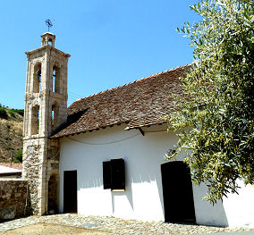 Traditionelles Kirchlein in Kakopetria