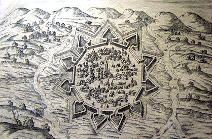 Plan von Nikosia um 1610 Leventis-Museum