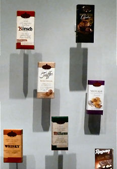 Ein paar bekannte Produkte der Schokoladenfabrik Camille Bloch