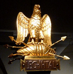 Legionsadler der in Enns stationierten zweiten Legion im Römermuseum Lauriacum in Enns