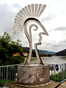 Das einprägsame Logo des Römerburgus