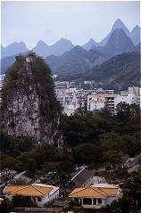 Blick vom Fubo-Berg über die Stadt