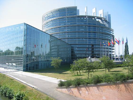 Das Europaparlament in Stra&szlig;burg