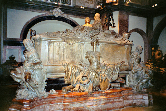 Hier in der Michaelergruft ruht Kaiserin Maria Theresia