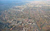 Anflug auf Wien